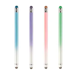 2-in-1 Durable Capacitive Touchscreen Stylus - Silicone Tip, Metal-Aluminum Body, Compatible with Android Smartphones, Tablets & Computers, Electronics Accessory, Computer