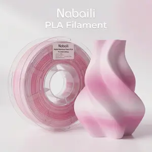 Nabaili PLA Filament - Matte Rainbow Peach PLA for 3D Printing - High-Quality Printing Filament for Creative Projects
