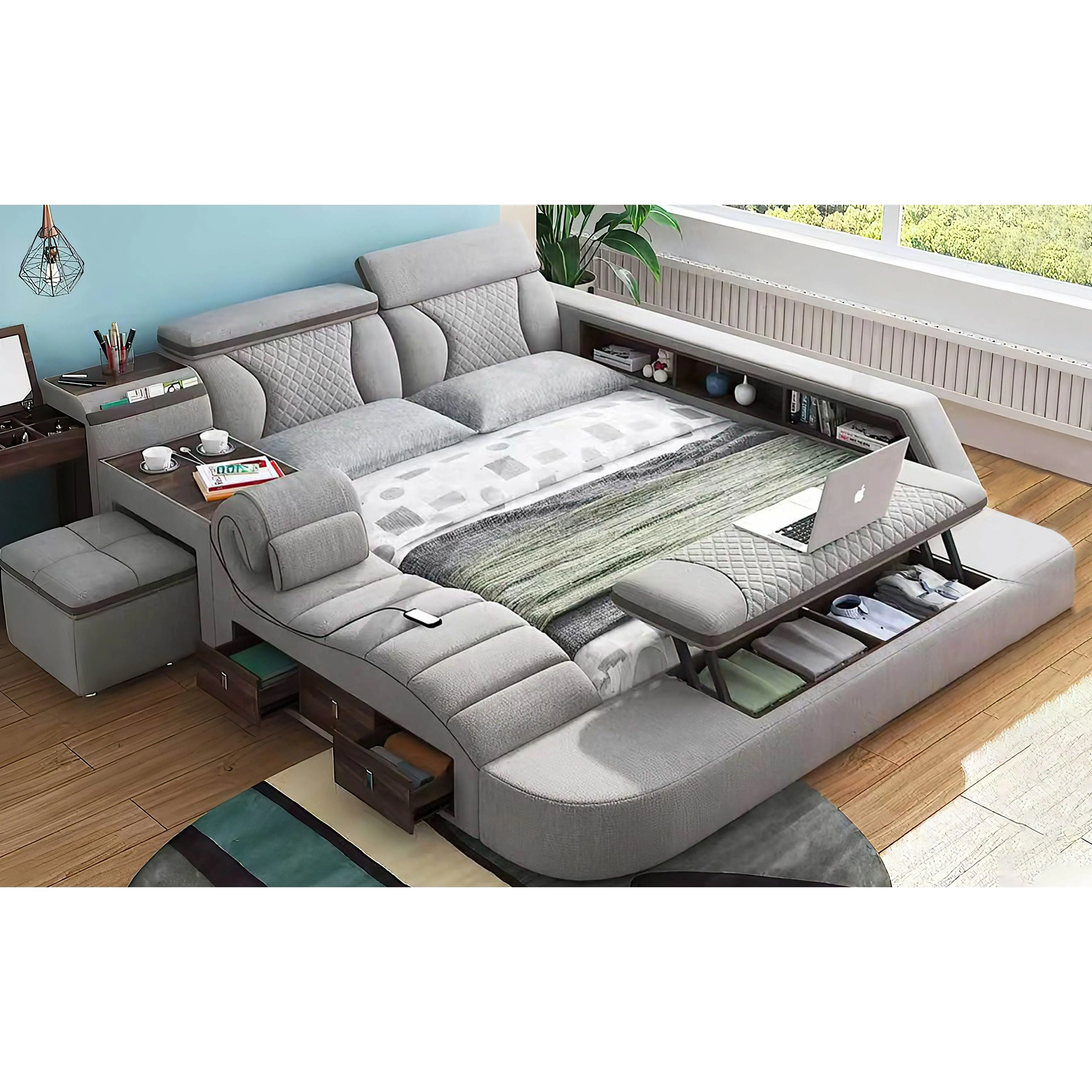 Paxton Modern Multifunctional Smart Bed Paxton Modern Multifunctional Smart Bed