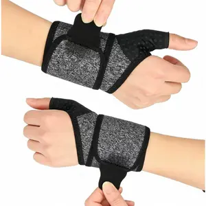 1 Pair Breathable Wrist Braces | Adjustable Support for Carpal Tunnel & Tendonitis | Perfect for Weightlifting & Fitness | Unisex One Size