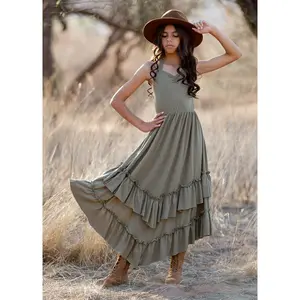 Jenny Dress in Eucalyptus