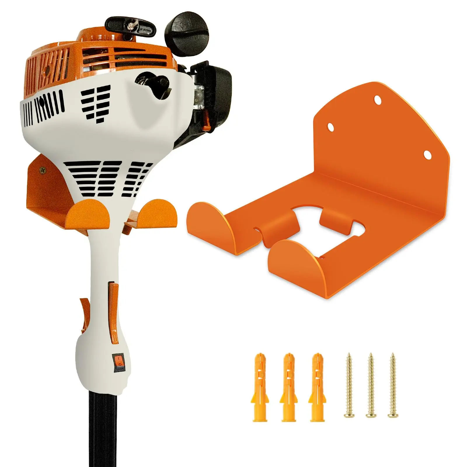 Garage Organizer Wall Hanger - Garden Tool Rack for Grass Trimmer, Hedge Trimmer, Garage Tools, 1 Pack Father's Day Gift