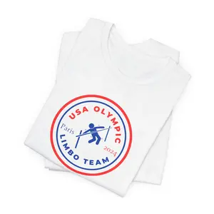USA Olympic Limbo Team Tee, Unisex Sports Tee, Summer Festival Shirt, 2024 Olympics Apparel, Fun Team Spirit Top