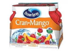 Ocean Spray® Cran-Mango™ Cranberry Mango Juice Drinks 10 Fl Oz Bottles 6 Coun...