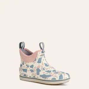 XTRATUF Women's Ivory & Duck Camo Ankle Rubber Deck Boots - Comfortable & Stylish Casual Outfit for Everyday Wear