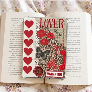 Leopard Lover Kindle Case Insert / booktok/ bookish merch/ clear case insert/ edgy