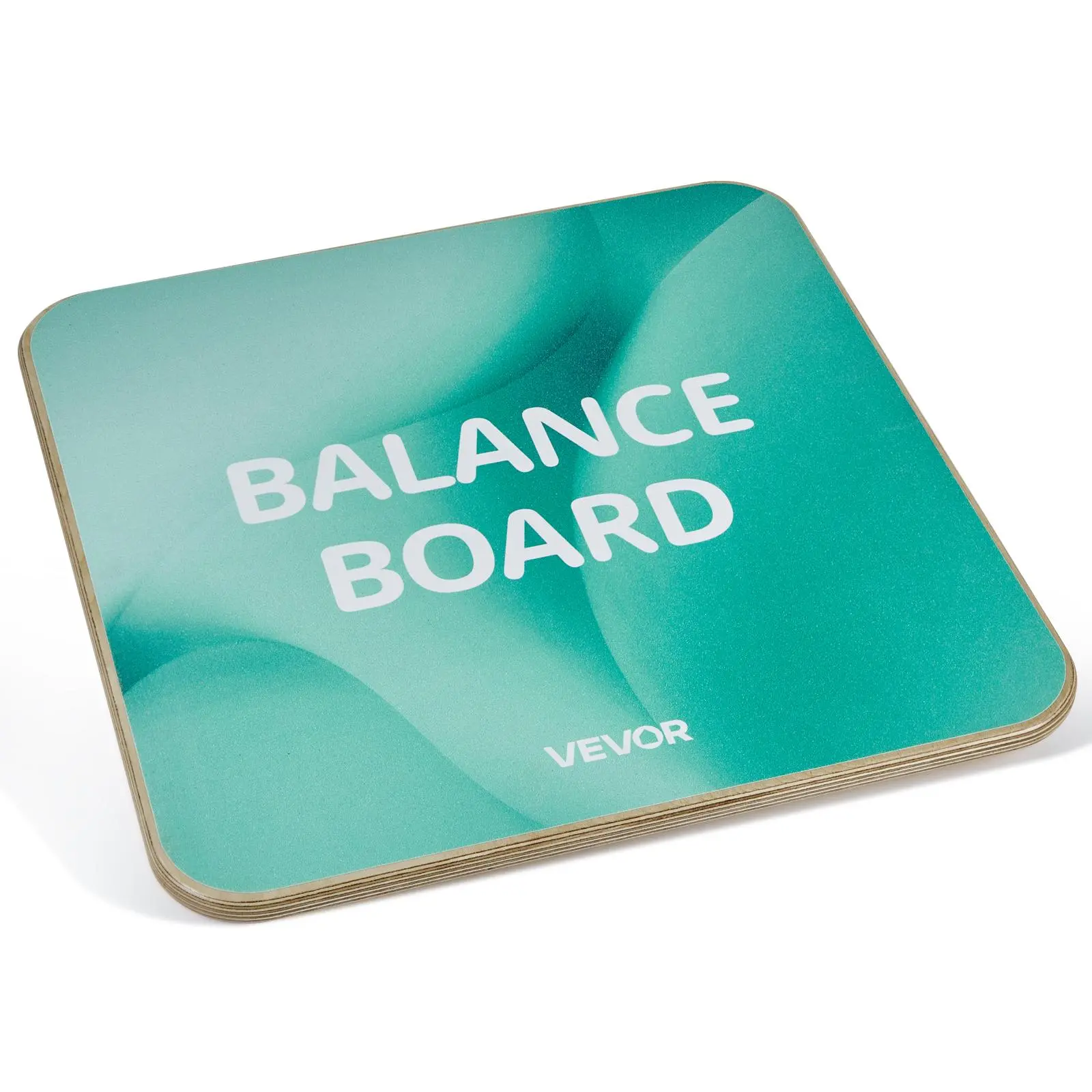 VEVOR Balanceboard - 360° Rotating Sturdy Activity Equipment for Adults, 3-Level Adjustable Wooden Trainer, Slip-Resistant Multifunctional Fitness Board, Indoor Exercise Equipment & Fitness Gear for Core Workout