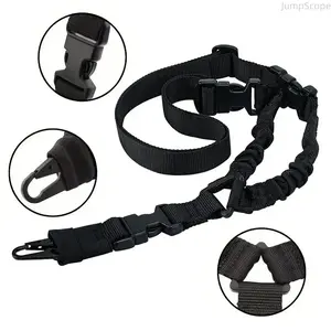 Tactical Single Point Gun Harness, Adjustable Camouflage Diagonal Strap, Durable Outdoor Carry Belt for Men Women CS Shooting Tactical Activities