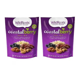 Wild Roots 100% Natural Trail Mix Coastal Berry Blend Speciial 2 PackK (26 oz Each)