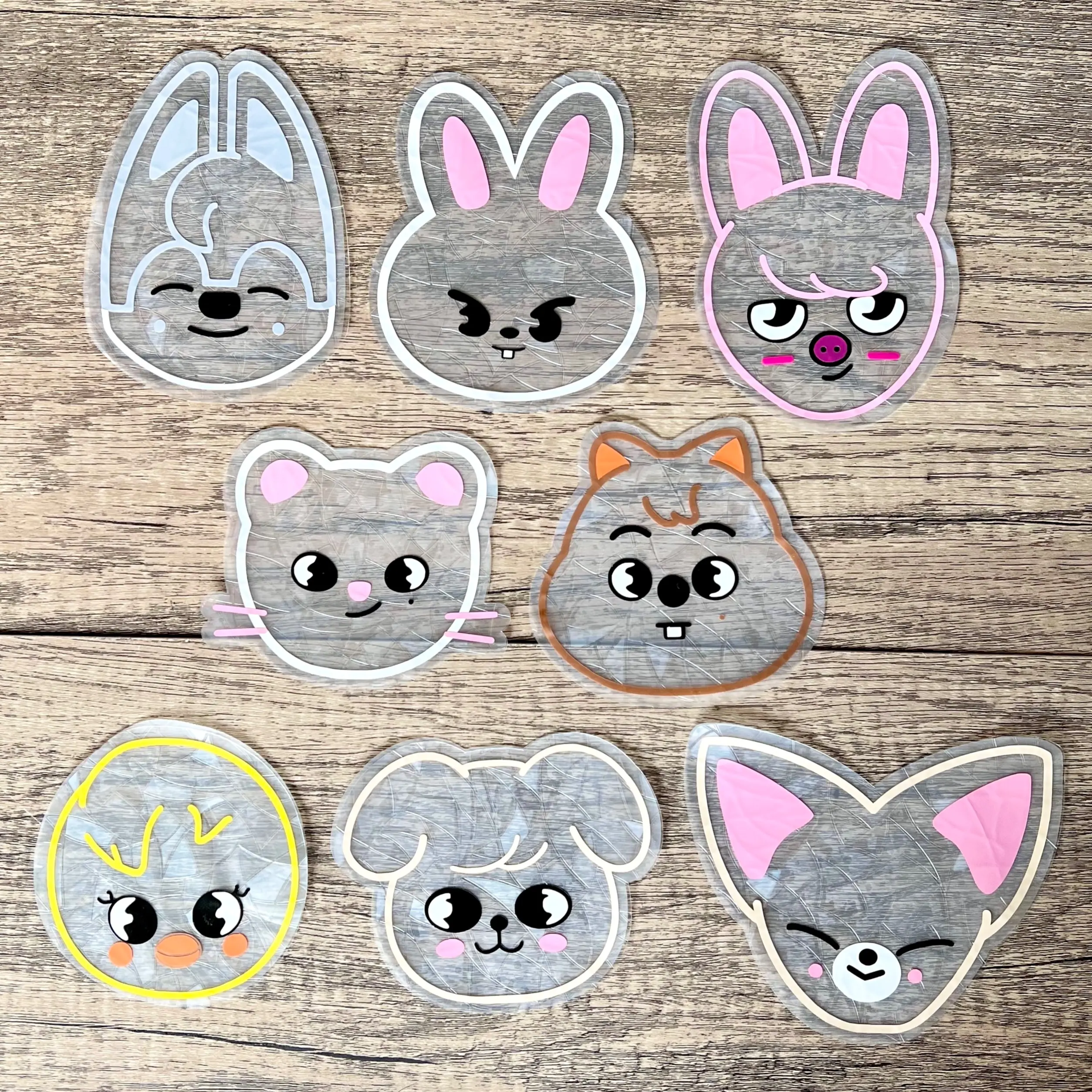 Stray ZOO Suncatcher Window Decals- Reusable Rainbow Making Window Decals