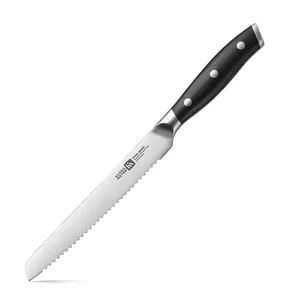 Klaus Meyer Stahl High Carbon Exclusive German Steel 6 inch Utility Serrated Knife
