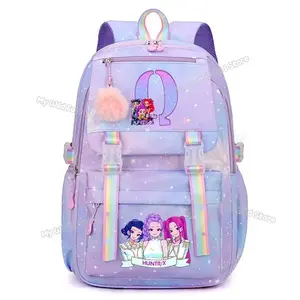 Hunter backpack letter A backpack movie female singer high-capacity backpack student backpack purple backpackGift