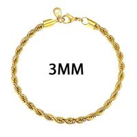 Bracelet-3MM-Golden
