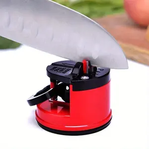 1pc Knife Sharpener Sharpening Tool Kitchenware Easy and Safe To Sharpens Kitchen Chef Knives Damascus Knives Sharpener Suction, Hunting, Outdoor, Home Camping