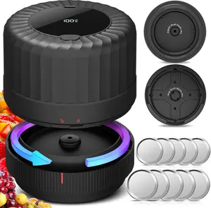 2026 Latest Electric Mason Jar Vacuum Sealer Kit for Mason Jars with Wide and Regular Mouth Canning Jar Lids