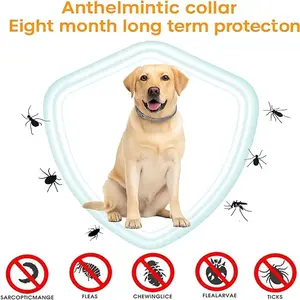 Adjustable Pet Flea Tick Collar for Dogs and Cats, Effective Pest Control, Comfortable Fit, Durable Design, Easy to Use
