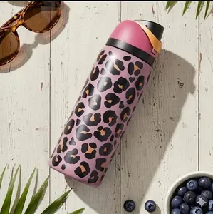 [ Pre order 15-17 day ] 32oz/24oz FreeSip Stainless Steel Water Bottle – Jungle Stroll Design, Insulated Drinkware for Active Lifestyles, Leak-Proof and Stylish, Ideal for Sports and Outdoor Adventures, 2026 Gift