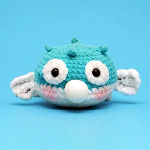 Press Bubble Animal Fish Crochet Kit for Beginner