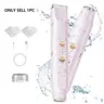 Women's Electric Cordless Shaver, USB Rechargeable Dual Head Hair Remover for Legs & Body, Portable Home Use, Smooth Exfoliation, Waterproof Portable Shaver, Multifunctional Hair Shaver, Rechargeable Shaver Machine