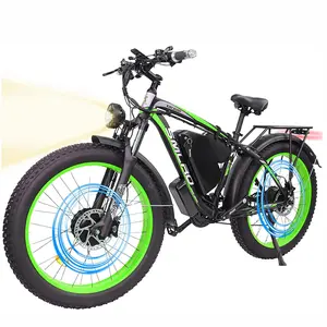XDC600 Adult Electric Bike, 5000W Peak Power, 26" Fat Tire All-Terrain E-Bike, 45 Miles Peak Range, 52V 30Ah Battery-Powered Off-Road E-Bike, 45 MPH High Speed Dual Suspension Ebike Hydraulic Brakes ebike electric bikes e bikes for adults