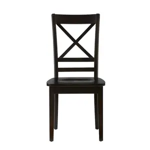 Simplicity Solid Wood Classic Cross-Back Dining Chair (Set of 2)