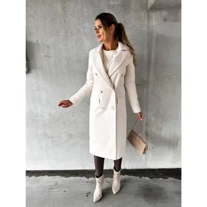 Fashion Casual Woolen Coat Women Does not apply