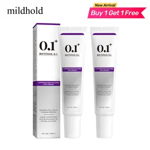 [Buy1get 1free]Mildhold Retinol 0.1% + Caffeine Revitalizing Eye Cream - Minimizes Dark Circles, Reduces Puffiness, Fights Fine Lines, Promotes Skin Renewal, Anti-Aging,  30g Daily firm lift moisturizer skinlightingcreamja face repair comfort anti-wrinkle