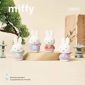 Miffy Hanfu Style Mini Action Figure Surprise Blind Box Cartoon Miffy Oriental Aesthetics Figure Collectible Ornament Decor Toy