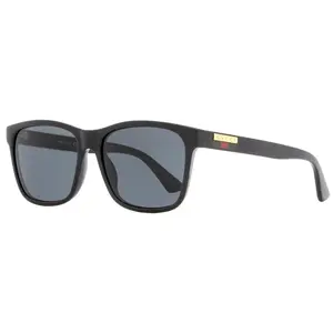 Gucci Rectangular Sunglasses GG0746S 001 Black 57mm 746