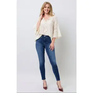Judy Blue Thermal Mid Rise Skinny Jeans