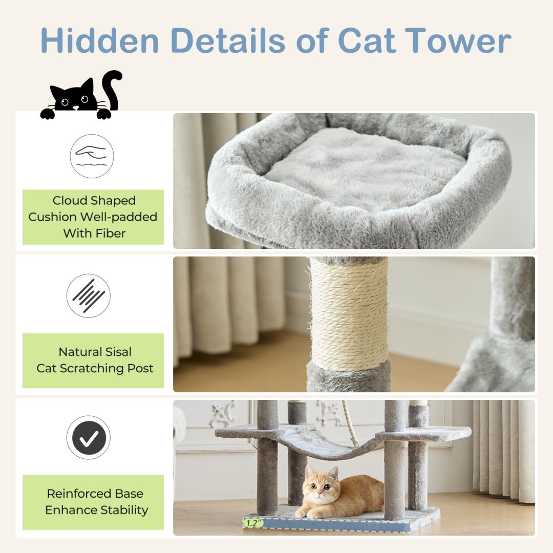 66 Inch Cat Tree Tower
