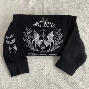 The Bat Boys Embroidered Sweatshirt, Acotar Bookish Embroidered Sweatshirt, Gifts For Book Lovers, A Court of Thorn and Roses Court