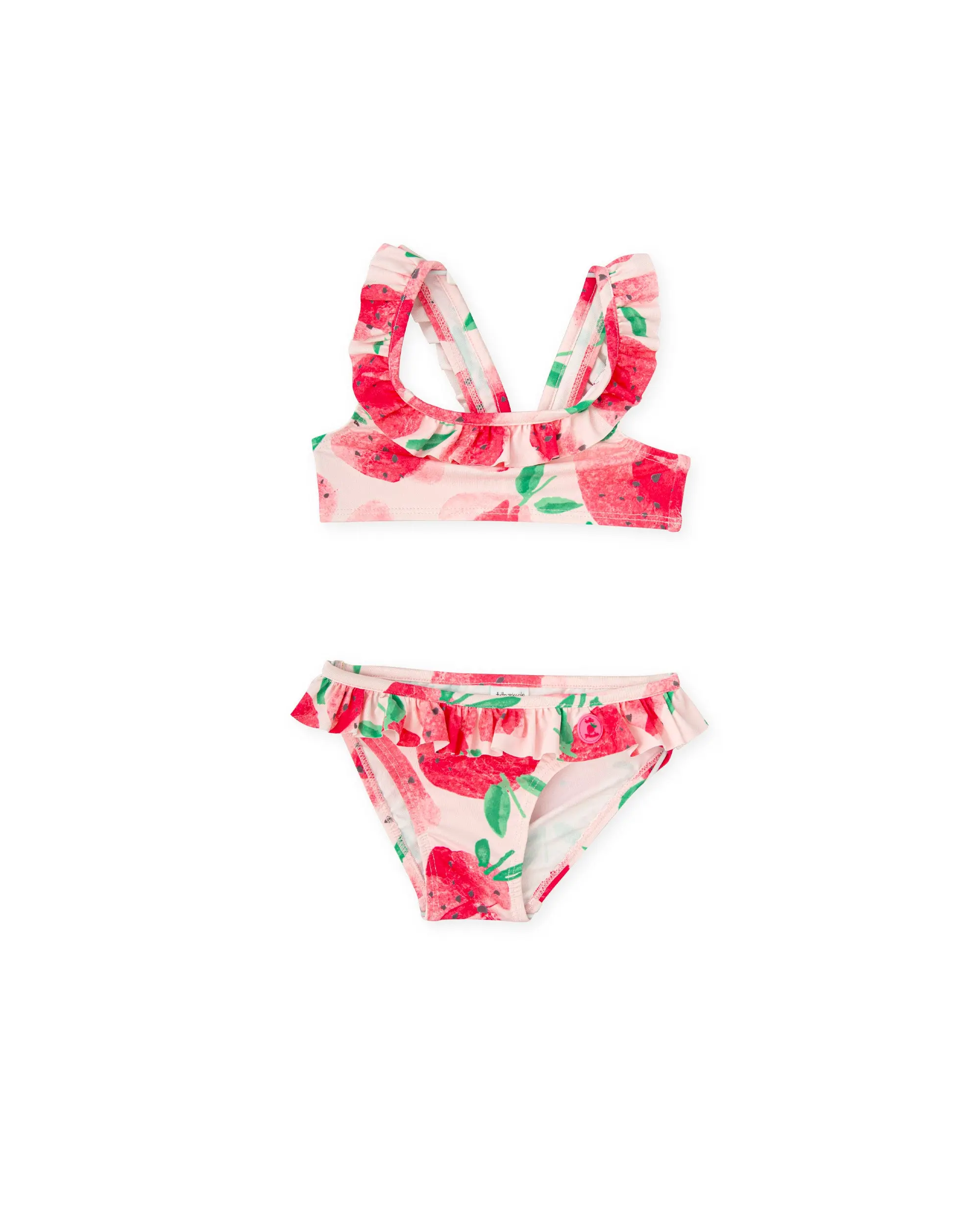Watermelon Ruffle Bikini Set | The "Summer Splash" Essential