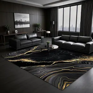 Marble Pattern Floor Mat, Non-slip Soft Floor Carpet, Decorative Area Rug for Home Living Room Bedroom, Home Decor, Abstract Marble Rug