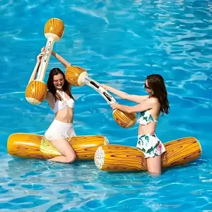 Inflatable Floating Row Toy, 4 Counts/set Floating Row Toy, Water Sports Game Toy, Swimming Pool Party Toy, Outdoor Swimming Accessories, Pool Floats, Pool Floaters, Inflatable Pool Ring