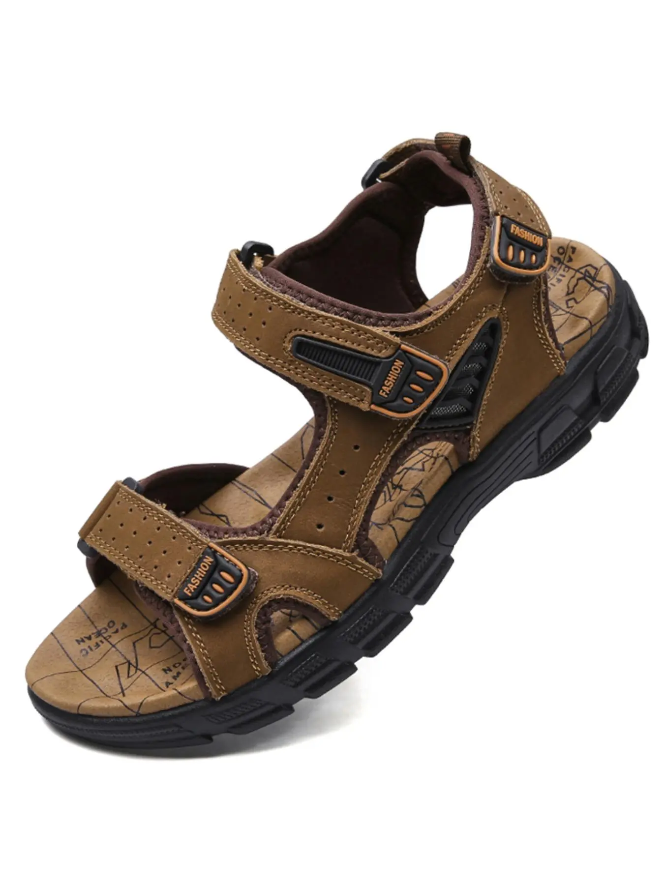 Men's Sandals, All-Season Large Size Shoes, Outdoor Sports Casual Beach Slippers, Comfortable Summer Footwear for Men, Breathable Hiking Sandals, Trekking Sandals, Sporty Sandals, Flexible Sandals, Outdoor Walking Sandals