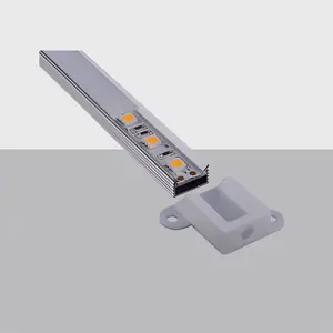 Aluminum LED Corner Profile C017B | Square Cover | Multi-Length