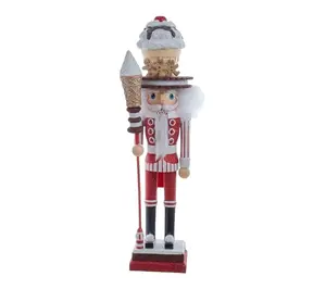 RC Home Decor 18" Candyland Nutcracker with Ice Cream Hat