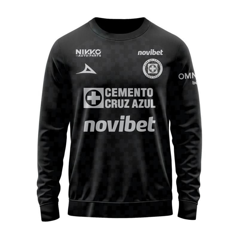 2025-26 Cruz Azul Third Kit Fan Edition Adult Long-Sleeve Breathable Quick-Dry Jersey LIGA MX