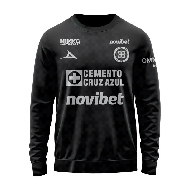2025-26 Cruz Azul Third Kit Fan Edition Adult Long-Sleeve Breathable Quick-Dry Jersey LIGA MX