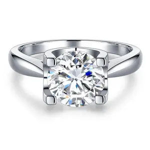 ��#31��(Cici)925 Sterling Silver Synthetic Moissanite rings