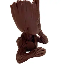 Mini Groot Inspired Planter | Desk Plant Decor  | Desk Planter