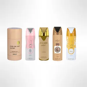Lattafa Deodorant Bundle – Club De Nuit Women Deo + Yara Deo + Eclaire Deo + Nebras Elixir Deo + Yara Tous Deo – 5PCS Long-Lasting Body Spray Set