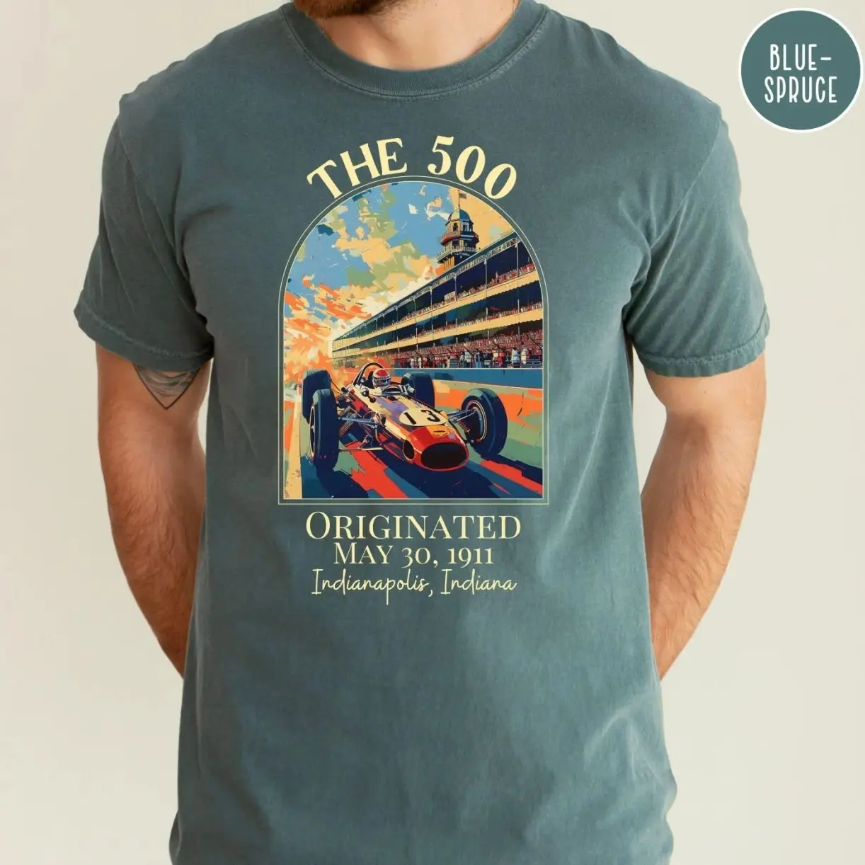 Indy 500 Comfort Colors® Tee Shirt Gift, Indianapolis Car Race Lover Shirt, The 500 Indy Race Shirt, Greatest Spectacle in Racing Gift Shirt LLP