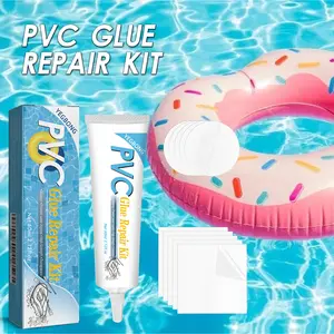 Yegbong Swimming Pool Repair Kit Inflatable Ring Air Cushion Tent Crack Leak Waterproof Transparent Adhesive Patch