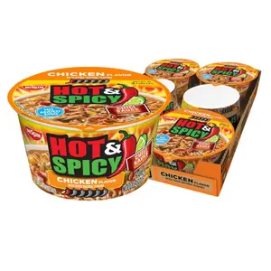 Hot & Spicy Ramen Noodle Soup, Chicken, 3.32 Ounce (Pack of 6)