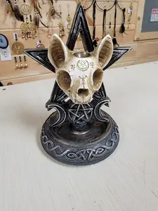 Ouija Cat Backflow Incense Burner