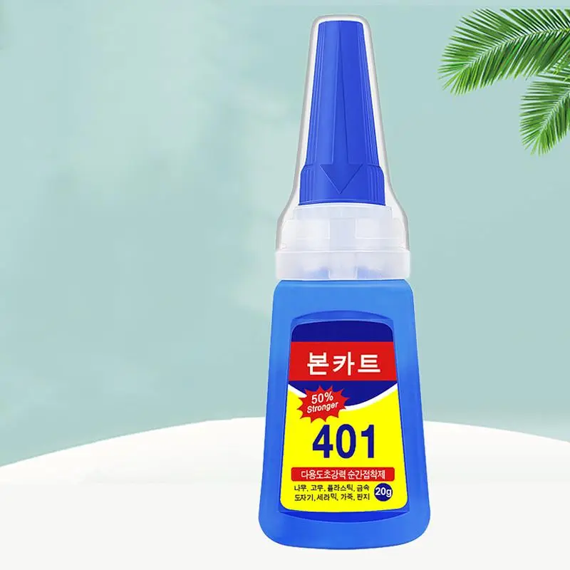 401 Glue, Multifunctional Strong Type Glue, Adhesive Rubber Ceramic Wood Shoe Metal Plastic Toy Universal Glue