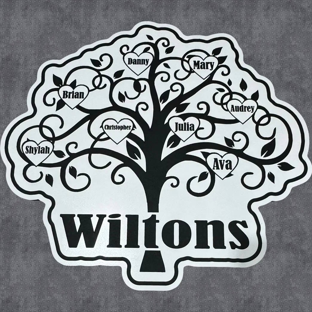 Custom family tree Wooden Wall-mounted Bedroom Housewarming Modern Sturdy