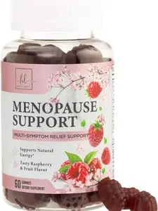Menopause Supplements for Women - Menopause Relief Gummy, Complete Natural Mild Hot Flashes & Night Sweats Support, Multi-Benefit Support for Balance & Energy, Gluten-Free & Non-GMO - 60 Gummies vitamins women